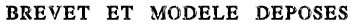 brevet et modele deposes gond portail brevete