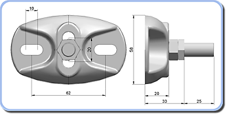 dimensions crapaudine inox