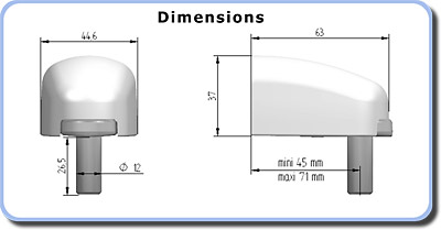 dimensions gond portail pvc