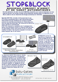 fiche Stop&Block + StopToo doc butee portail